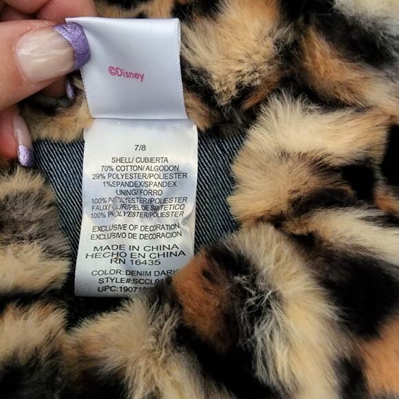 DISNEY MINNIE JEAN JACKET/RALPH LAUREN RED RIBBED SKIRT GIRLS SIZE 7/8 SEE TAGS - Picture 9 of 16